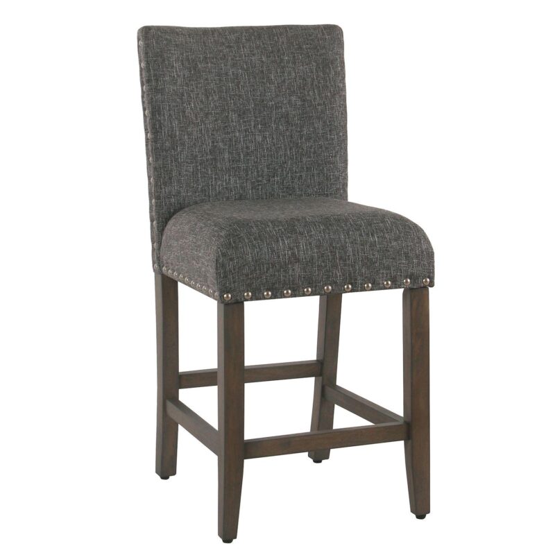 HomePop Blake Nailhead Counter Stool - Image 8
