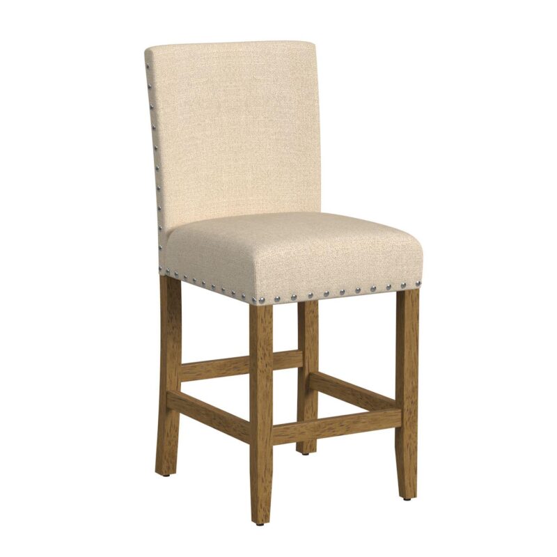 HomePop Blake Nailhead Counter Stool - Image 11