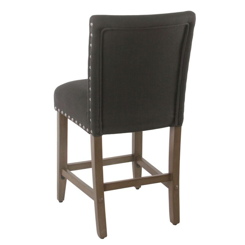 HomePop Blake Nailhead Counter Stool - Image 5