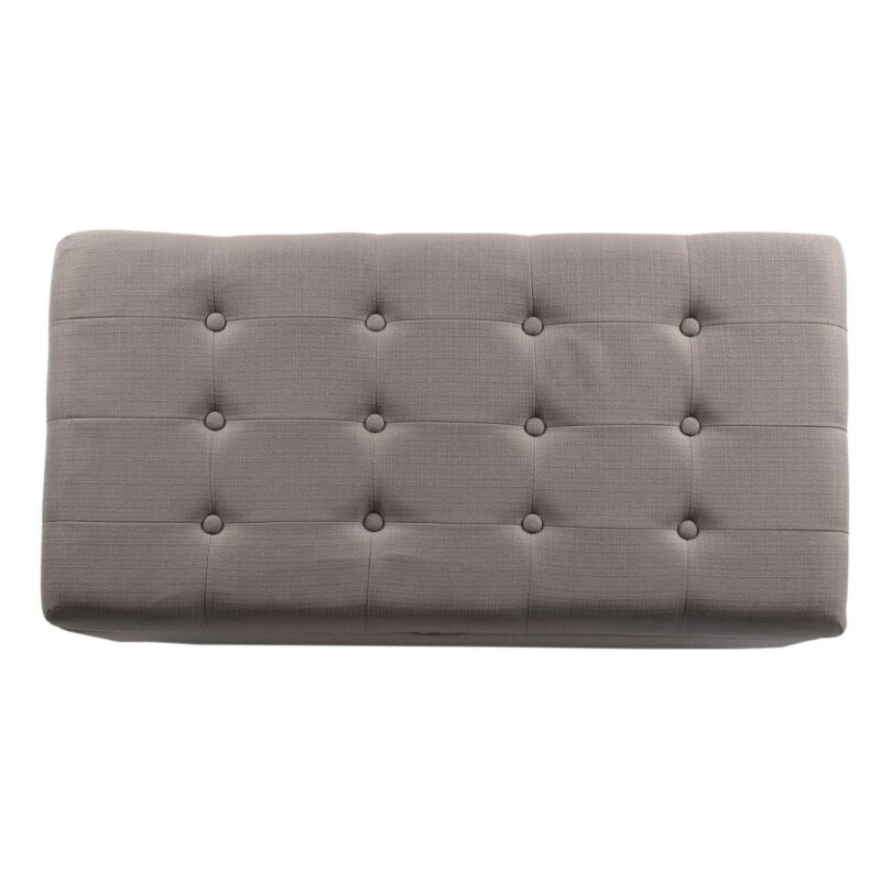 HomePop Button Tufted Storage Bench - Image 7