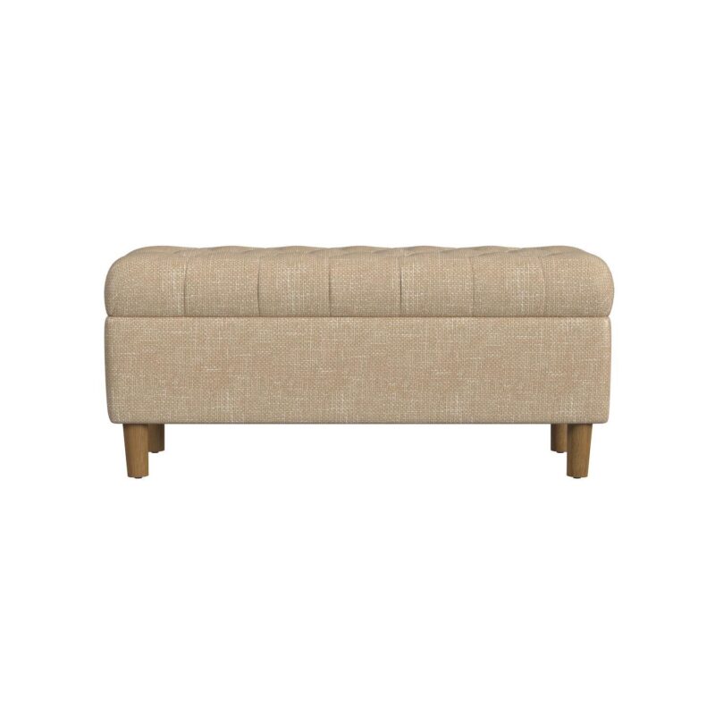 HomePop Button Tufted Storage Bench - Image 13