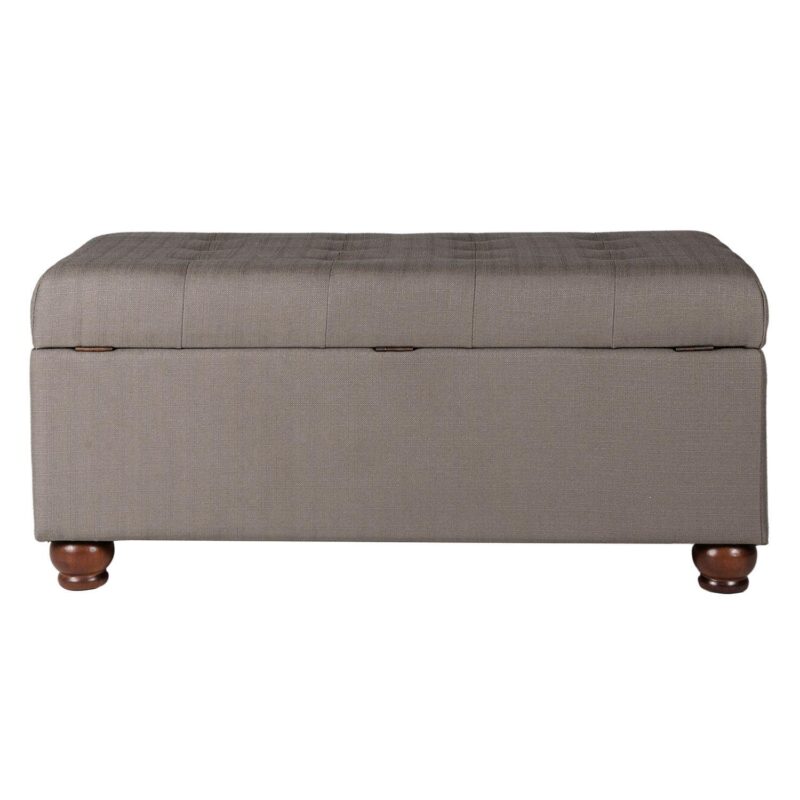 HomePop Button Tufted Storage Bench - Image 9