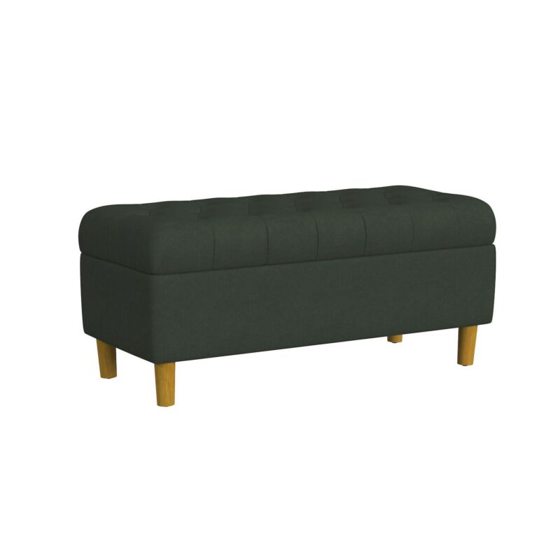 HomePop Button Tufted Storage Bench - Image 10