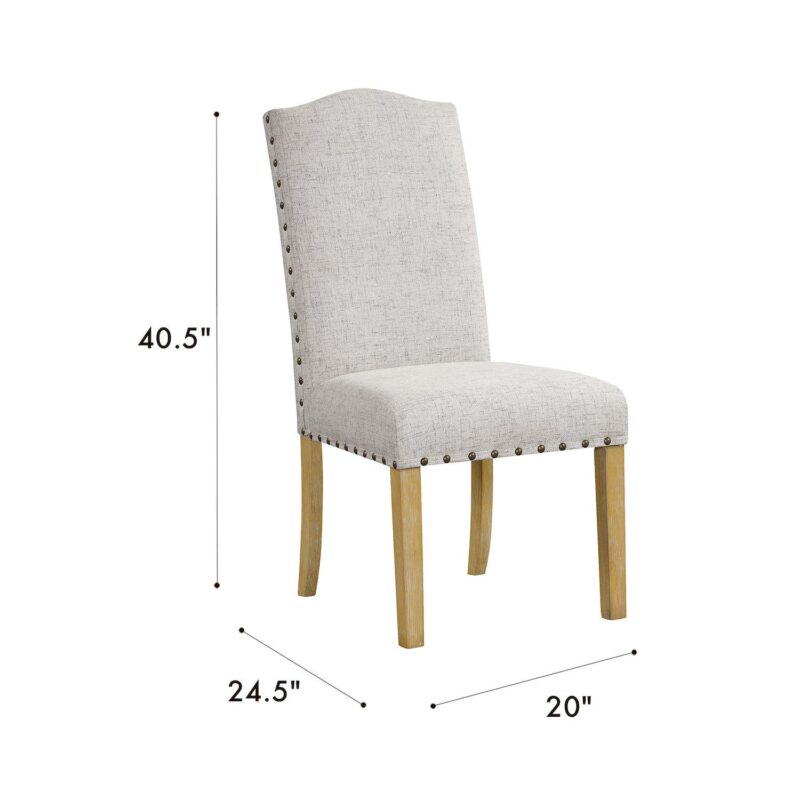 HomePop Curved Top Parson Dining Chair 2-Piece Set - Image 6