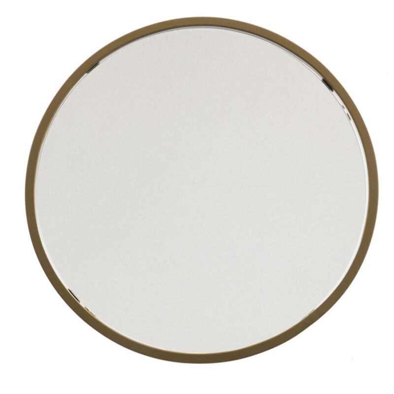 HomePop Geometric Gold Finish End Table - Image 3