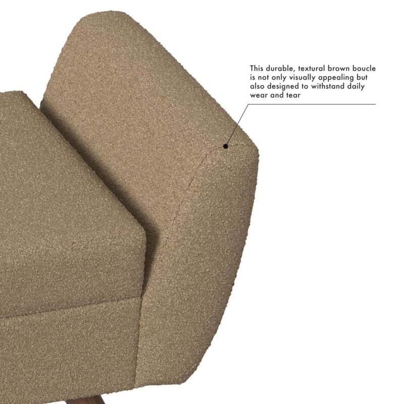 HomePop Modern Brown Storage Bench - Image 6