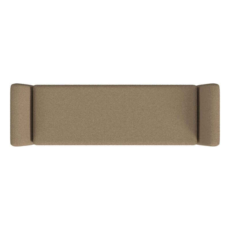 HomePop Modern Brown Storage Bench - Image 7