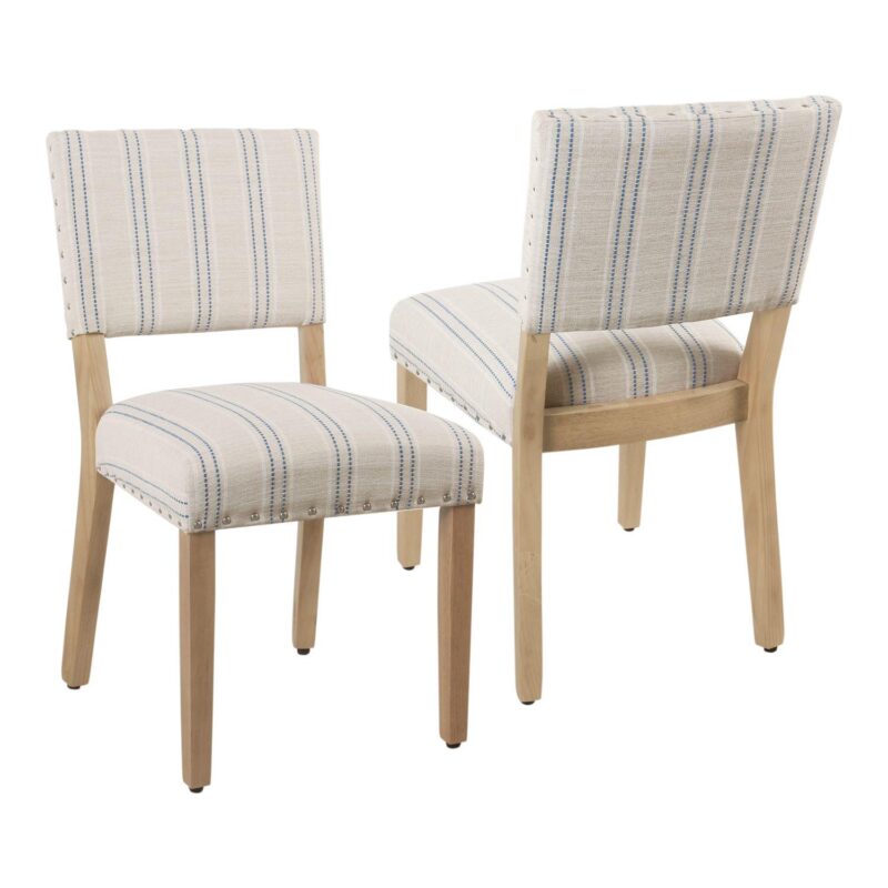 HomePop Nailhead Trim Dining Chair 2-piece Set - Image 9