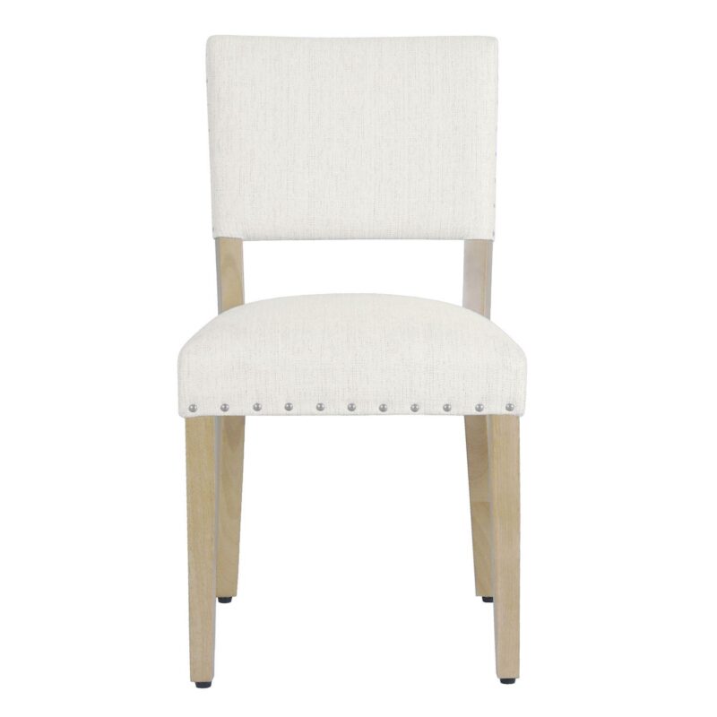 HomePop Nailhead Trim Dining Chair 2-piece Set - Image 3
