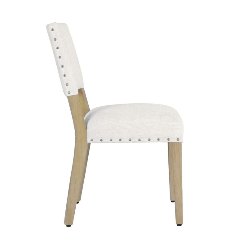 HomePop Nailhead Trim Dining Chair 2-piece Set - Image 4