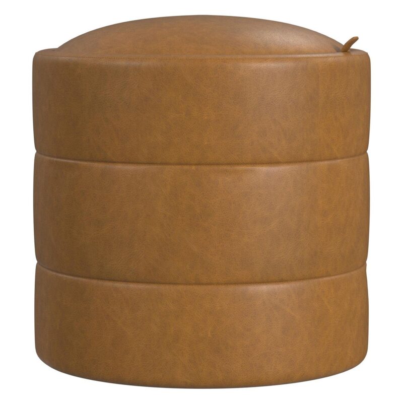 HomePop Round Storage Ottoman - Image 13