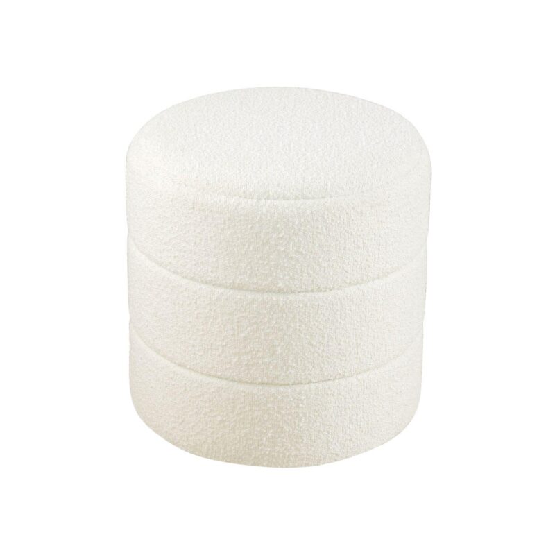 HomePop Upholstered Round Ottoman - Image 3
