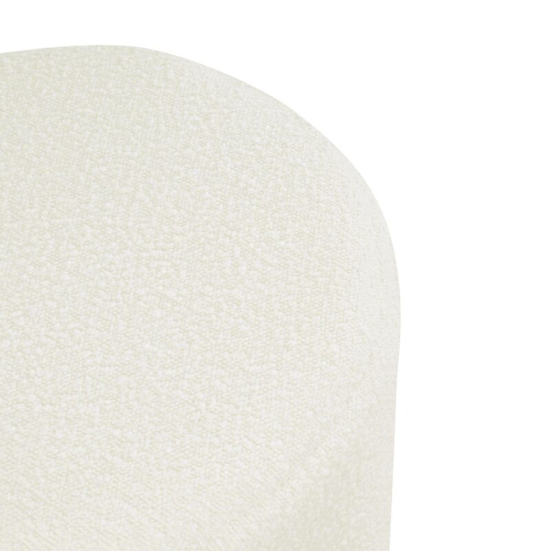 HomePop Upholstered Round Ottoman - Image 5