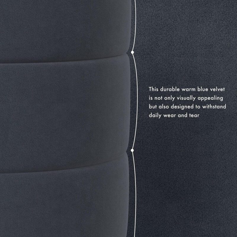 HomePop Upholstered Round Ottoman - Image 7