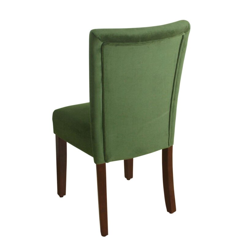 HomePop Velvet Parson Dining Chair 2-piece Set - Image 3