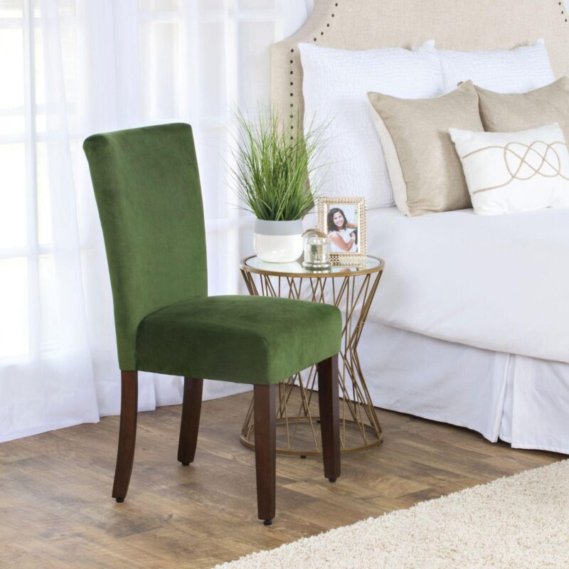 HomePop Velvet Parson Dining Chair 2-piece Set - Image 2