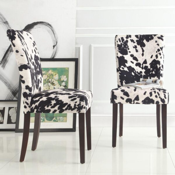 HomeVance Denargo Printed Side Chair 2-piece Set