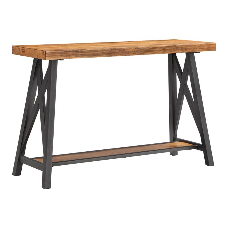 HomeVance Industrial Finish Sofa Table - Image 6