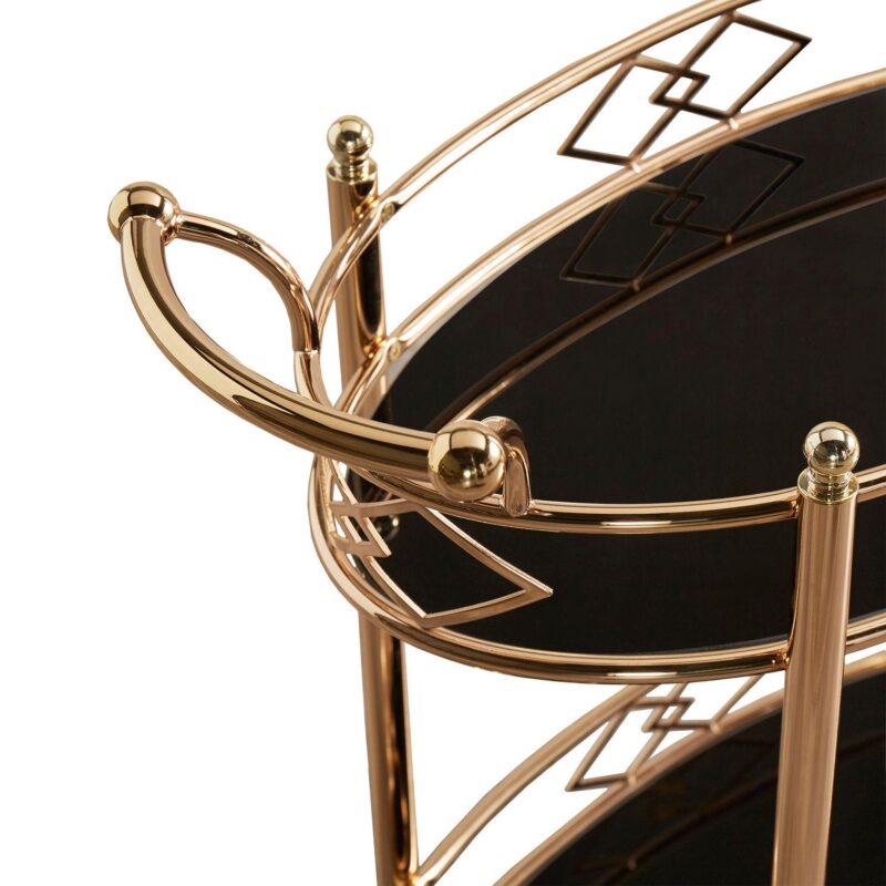 HomeVance Mattie Serving Bar Cart - Image 3