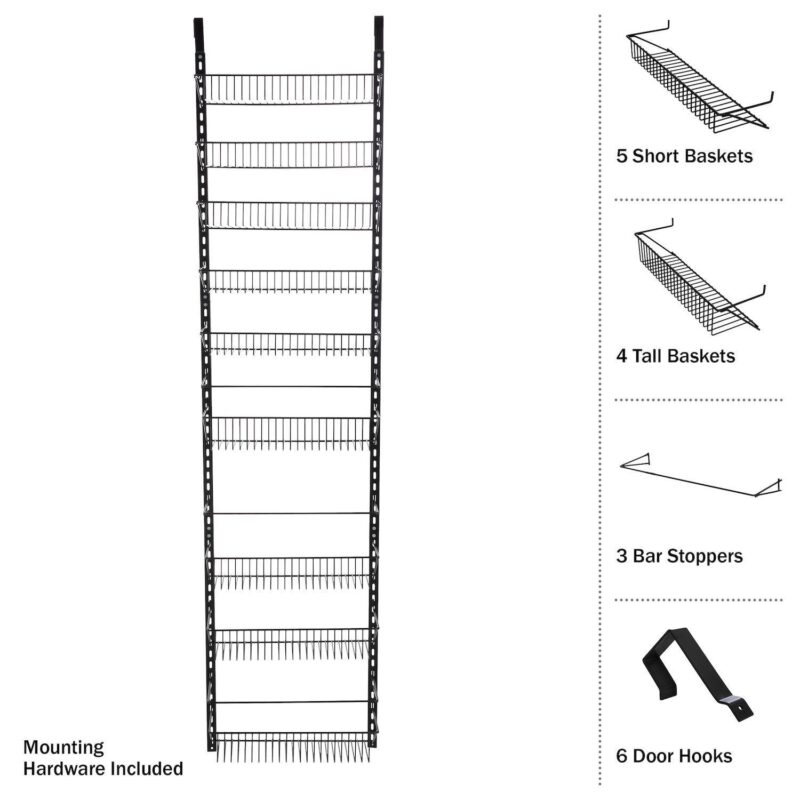 Home-Complete 9-Tier Over the Door Storage Organizer - Image 5