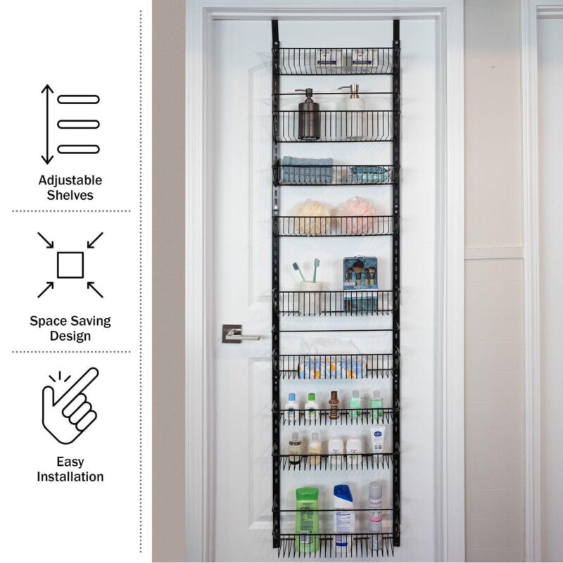 Home-Complete 9-Tier Over the Door Storage Organizer - Image 3