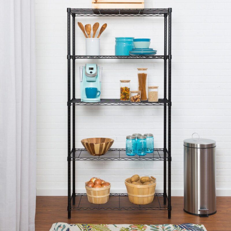 Honey-Can-Do Heavy Duty 5-Shelf Adjustable Shelving Unit - Image 2