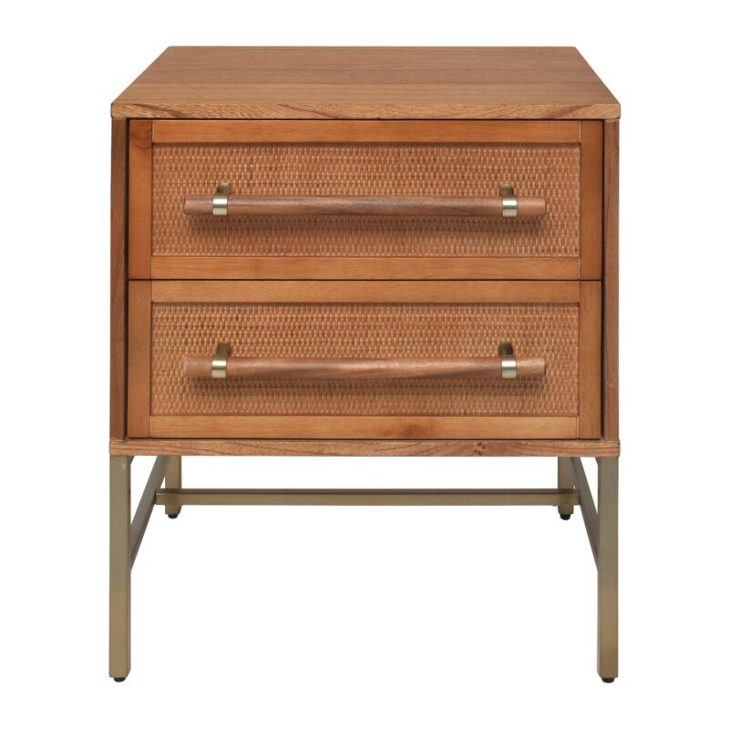 Hopper Studio Sophia Light Blonde 2-Drawer Nightstand - Image 2