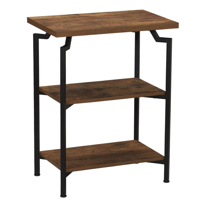 Household Essentials Mid-Century Modern 3-Tier Side Table - Image 6