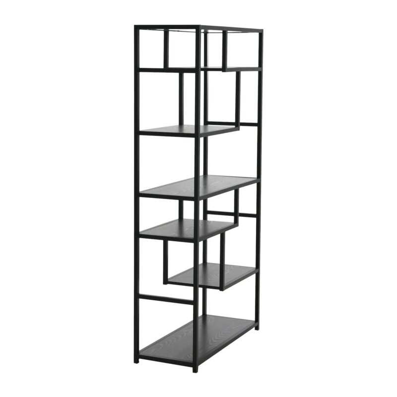 Household Essentials 6-Tier Asymmetrical Bookshelf - Image 3