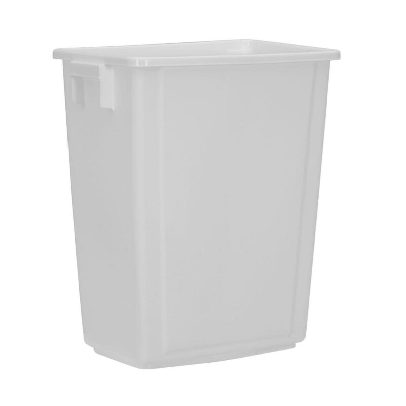 Household Essentials Glidez Chrome Plated Steel Pull Out 9 Gallon Plastic Trash Can - Image 6