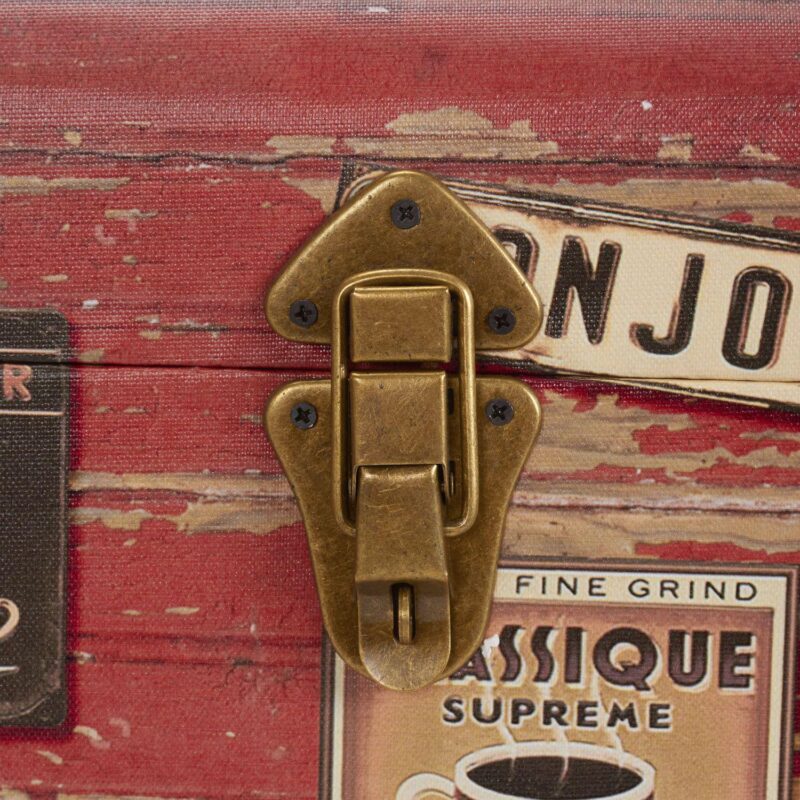 Household Essentials Coffee Shop Medium Trunk - Image 8