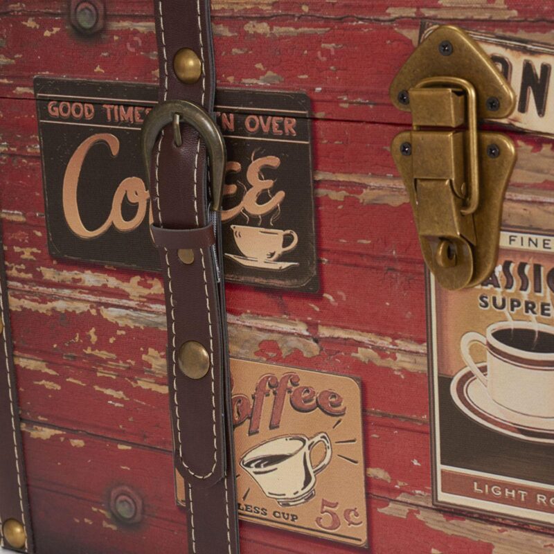 Household Essentials Coffee Shop Medium Trunk - Image 9