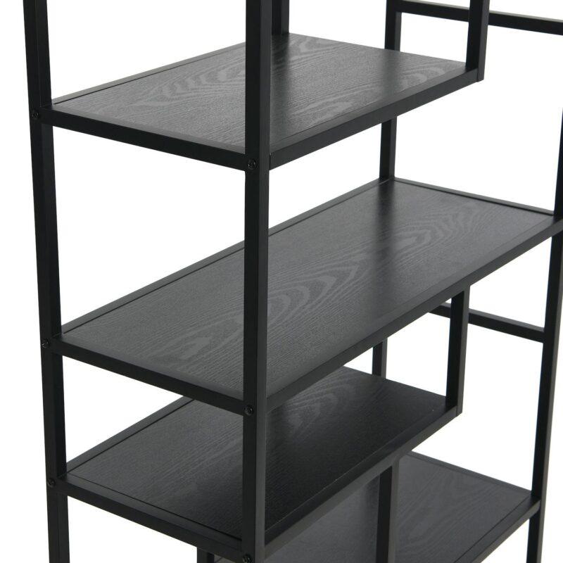 Household Essentials 6-Tier Asymmetrical Bookshelf - Image 6