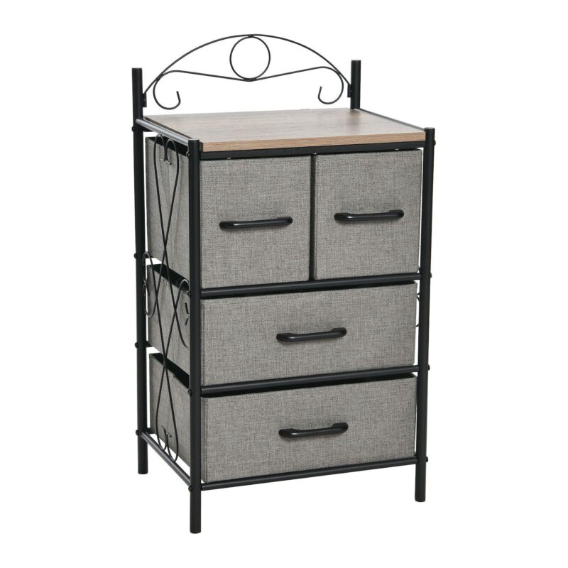 Household Essentials 4-Drawer Storage Cabinet - Image 7