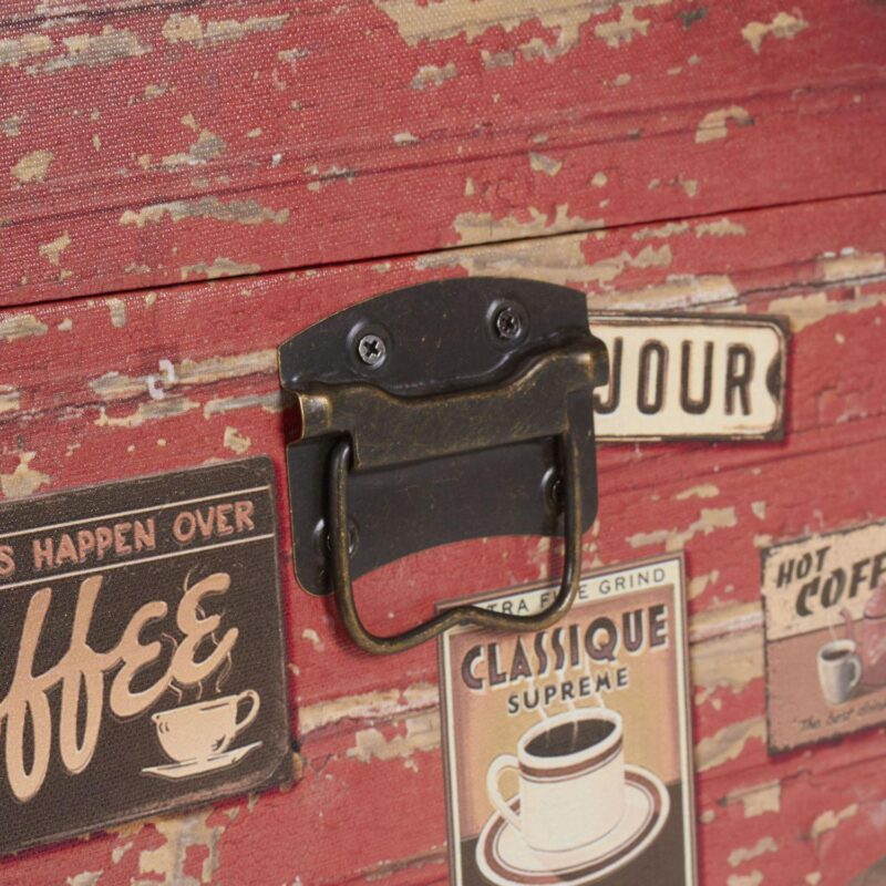 Household Essentials Coffee Shop Medium Trunk - Image 6