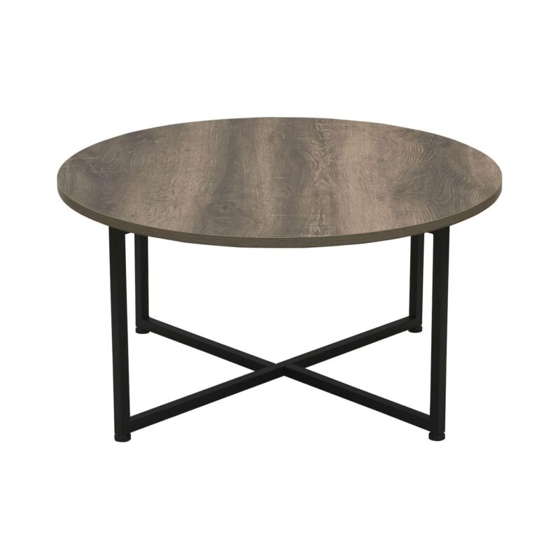 Household Essentials Ashwood Round Coffee Table - Image 7