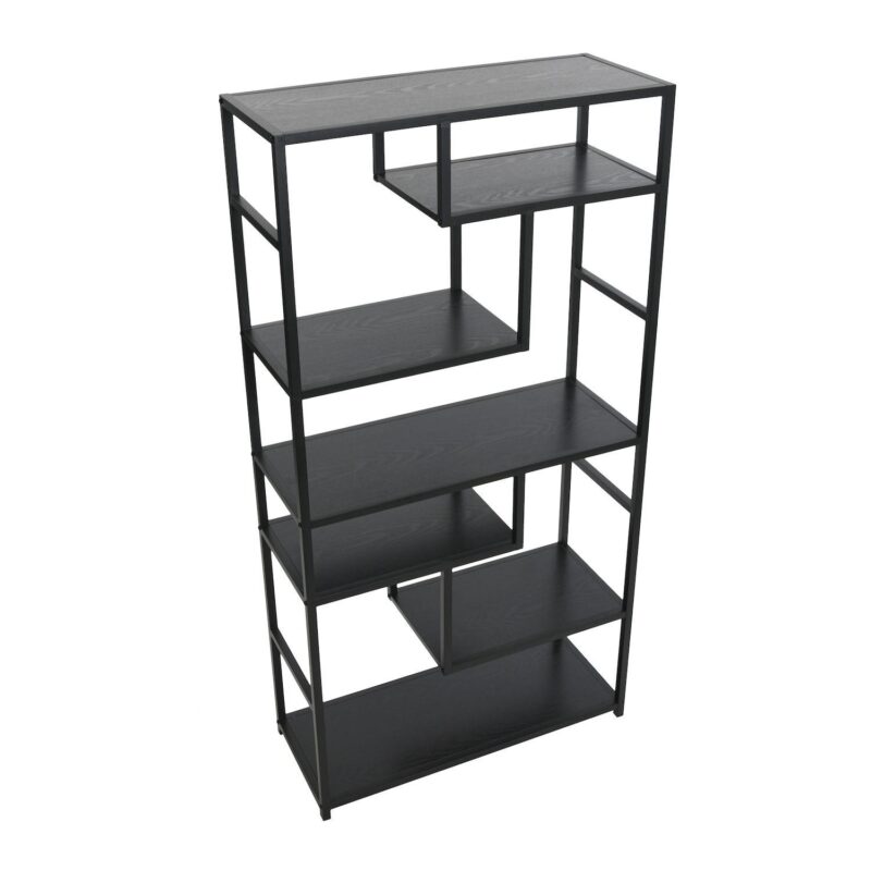 Household Essentials 6-Tier Asymmetrical Bookshelf - Image 5