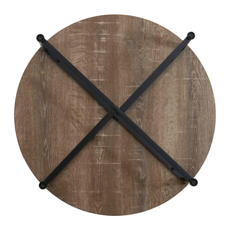 Household Essentials Ashwood Round Coffee Table - Image 5