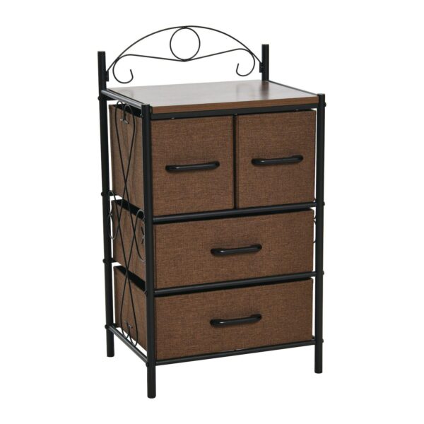 Household Essentials 4-Drawer Storage Cabinet