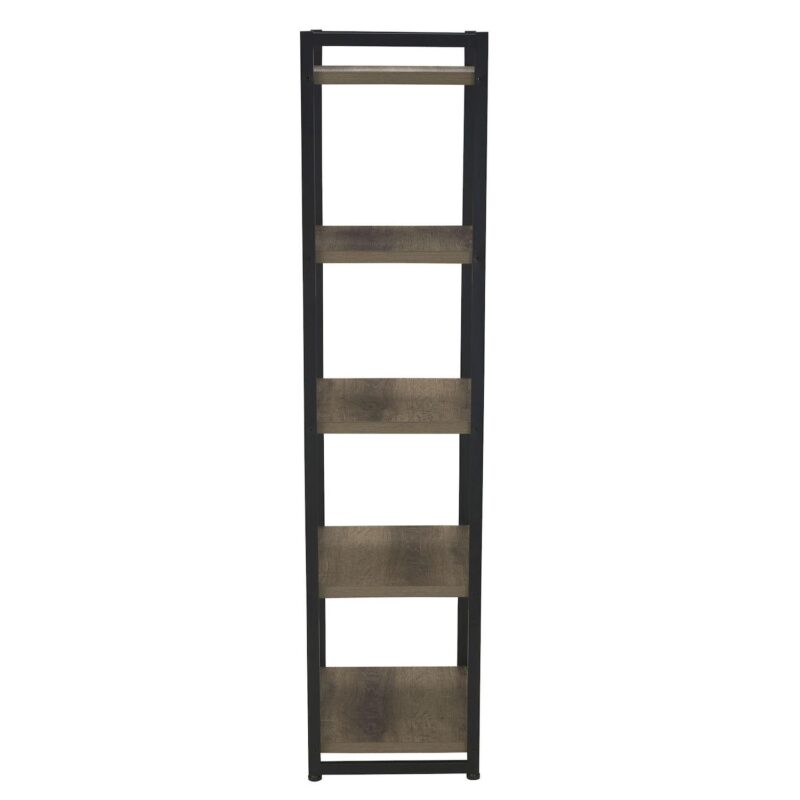 Household Essentials Ashwood 5-Tier Storage Shelf Tower - Image 4