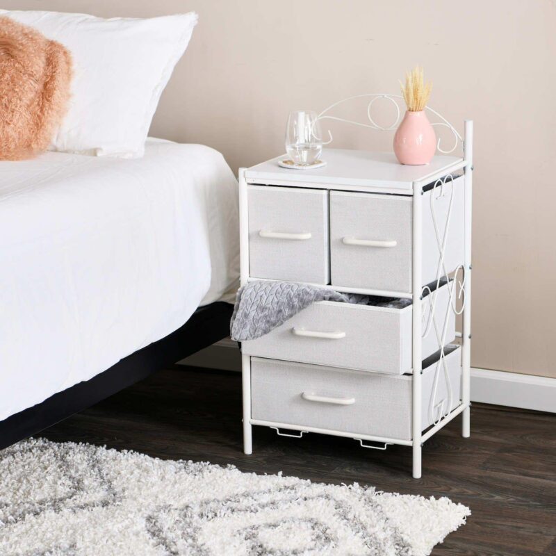Household Essentials 4-Drawer Storage Cabinet - Image 2
