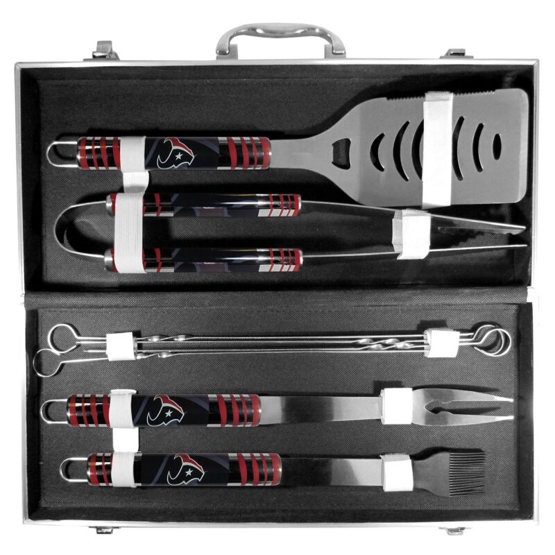 Houston Texans Tailgater 8-Piece BBQ Grill Set - Image 3