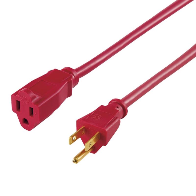 Hyper Tough 100FT 14AWG 3 Prong Red for Indoor and Outdoor Use Extension Cord, 13 amps - Image 8