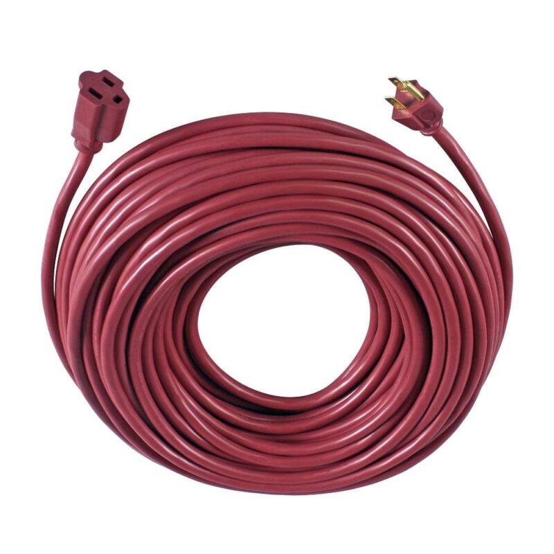 Hyper Tough 100FT 14AWG 3 Prong Red for Indoor and Outdoor Use Extension Cord, 13 amps - Image 7