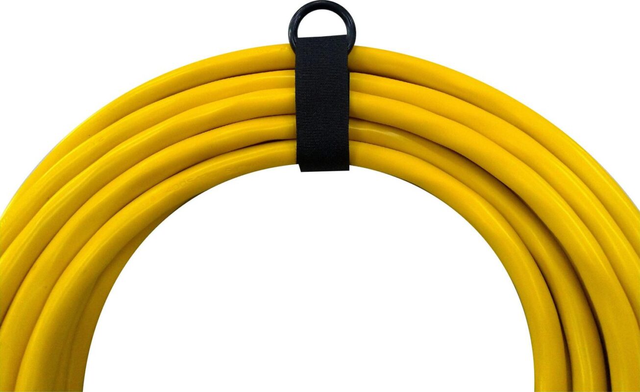 Hyper Tough 12AWGX3C 50ft Indoor and Outdoor Heavy Duty Yellow Vinyl Extension Cord - Image 3
