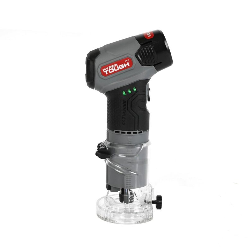 Hyper Tough 12V Max Lithium-Ion Brushless Palm Edge Router with 1.5Ah Battery and Charger, 80016 - Image 14