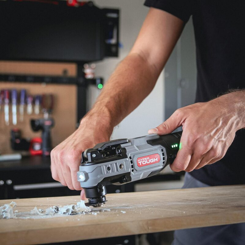 Hyper Tough 12V Max Lithium-Ion Brushless Oscillating Multi-Tool with 1.5Ah Battery and Charger, 80015 - Image 11