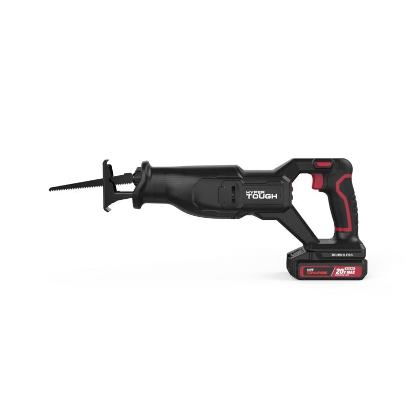 Hyper Tough 20V Cordless 3/8a Drill, 1/4a Impact Driver and Reciprocating Saw Bundle, (3) 1.5Ah Lithium-Ion Batteries and (3) Chargers - Image 3