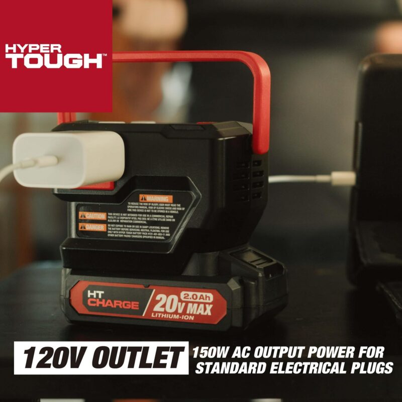 Hyper Tough 20V Power Source/Inverter, HT13-401-003-04, Battery Not Included - Image 6