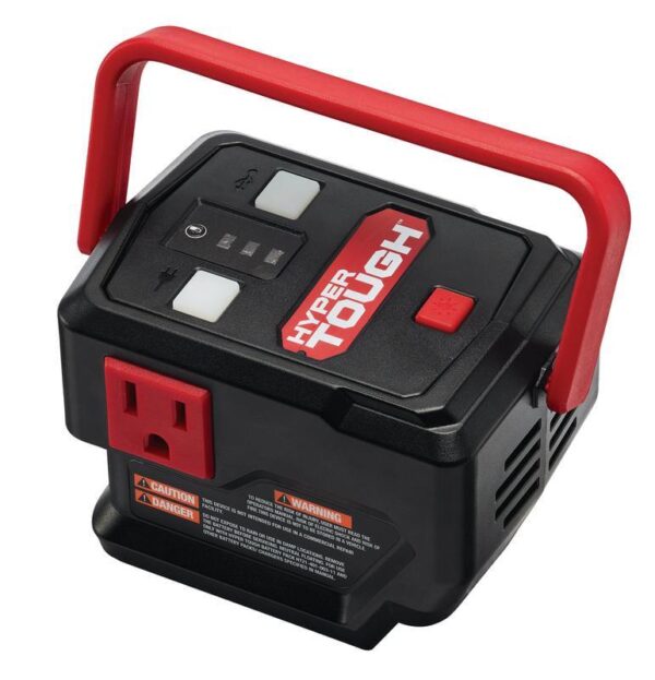 Hyper Tough 20V Power Source/Inverter, HT13-401-003-04, Battery Not Included